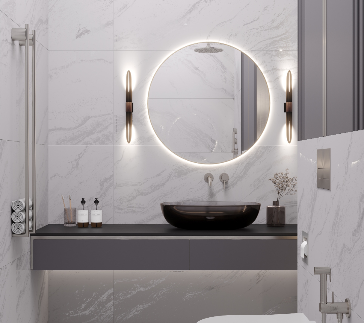 LP6012G0551R  На пол Solo Bianco белый глянцевые чернила 59.5х119.1 - фото 10