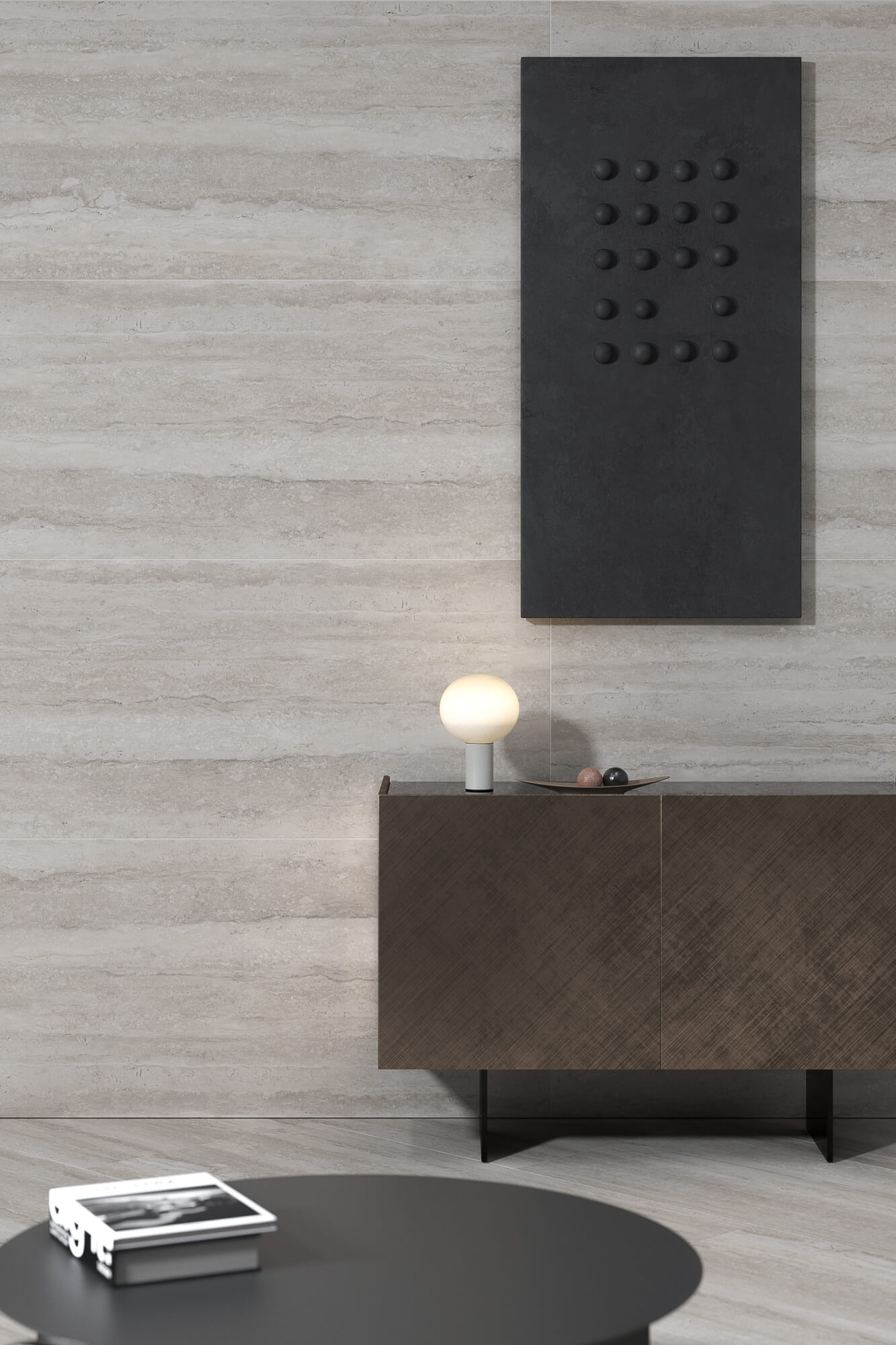 1186 На пол Stone Travertine Vein Silver Matt 120x60 - фото 33