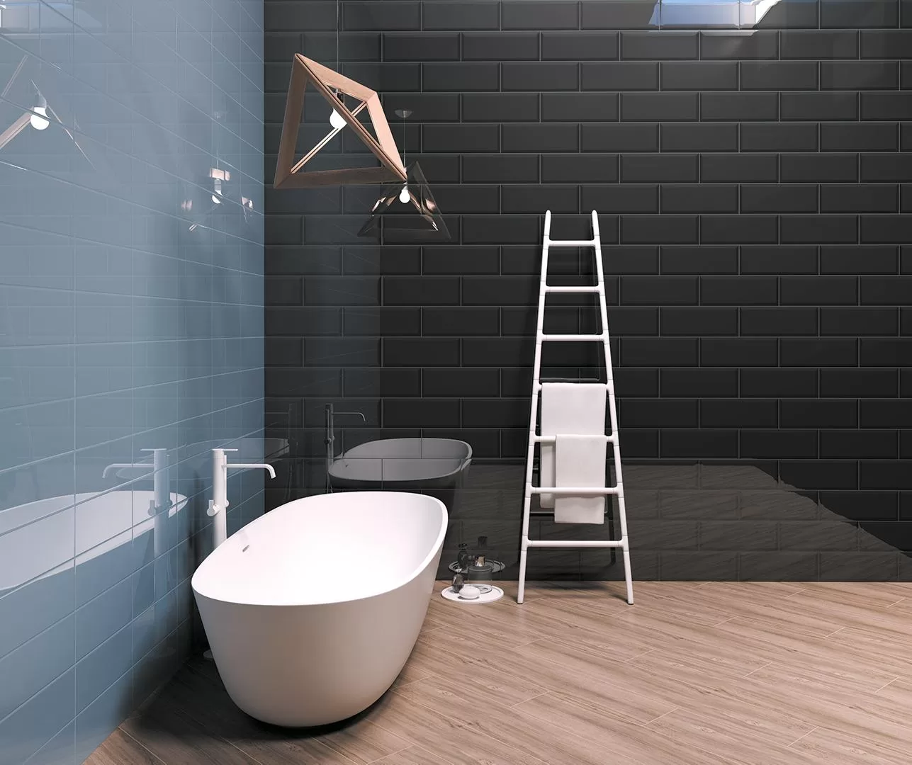 15075 На стену Вилланелла Вилланелла белый грань 15х40 - фото 3