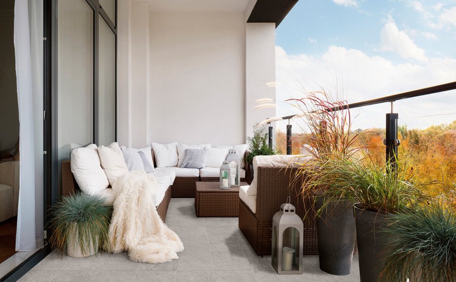 P012205 На пол Yourself Light Grey Bubble Rett 60x120 - фото 19