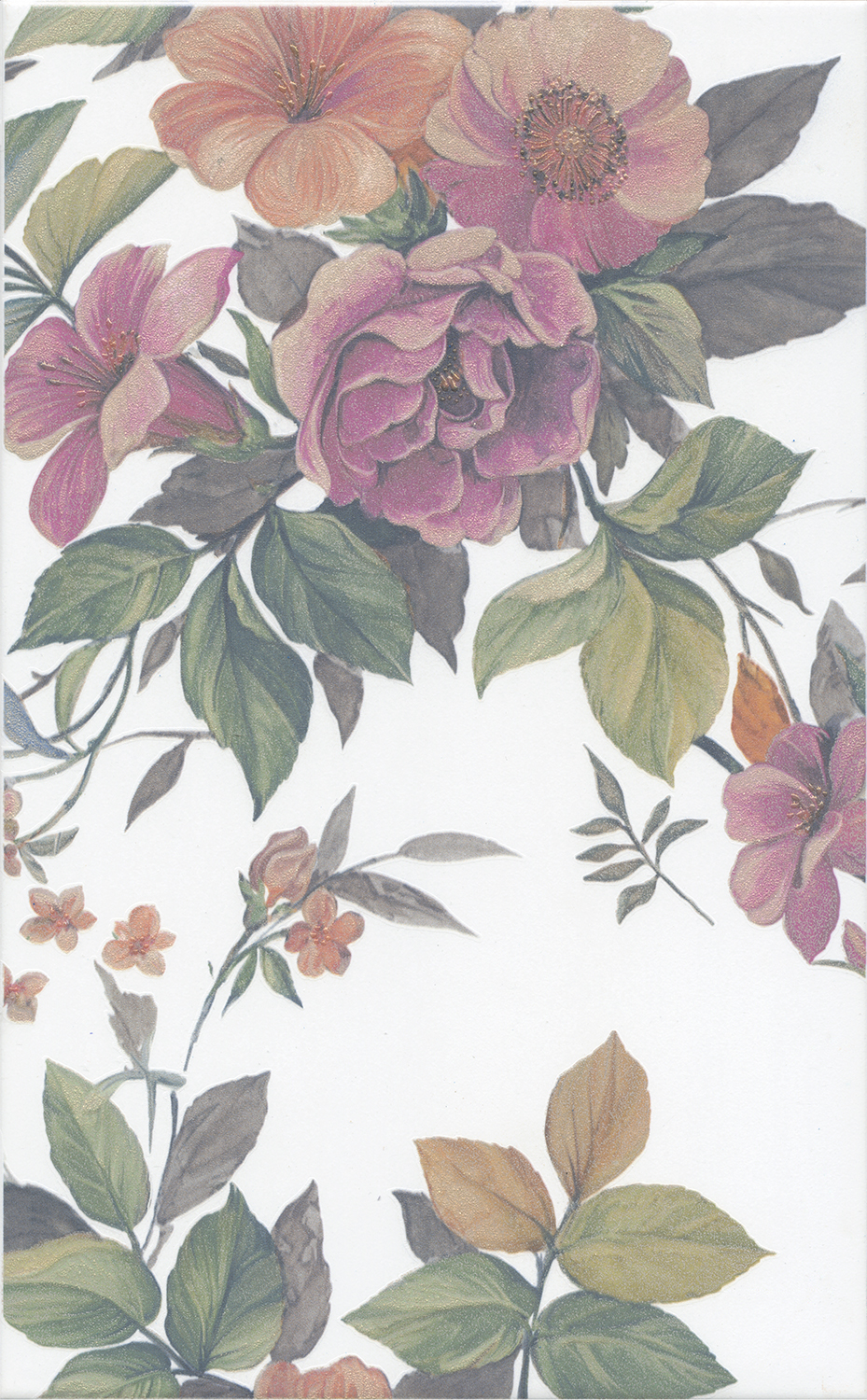 VT/A162/2x/6397 Панно Ломбардиа Цветы - фото 2