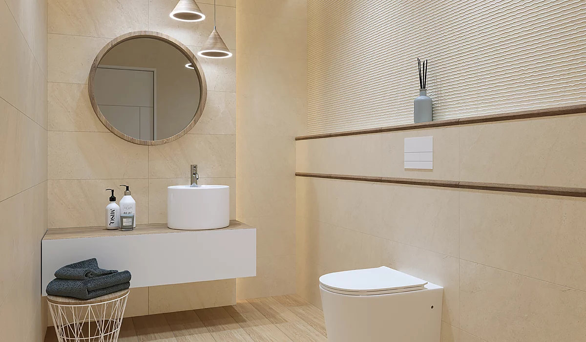 Декор Sunlight Stone Beige Hexagon 22x25.5 - фото 2
