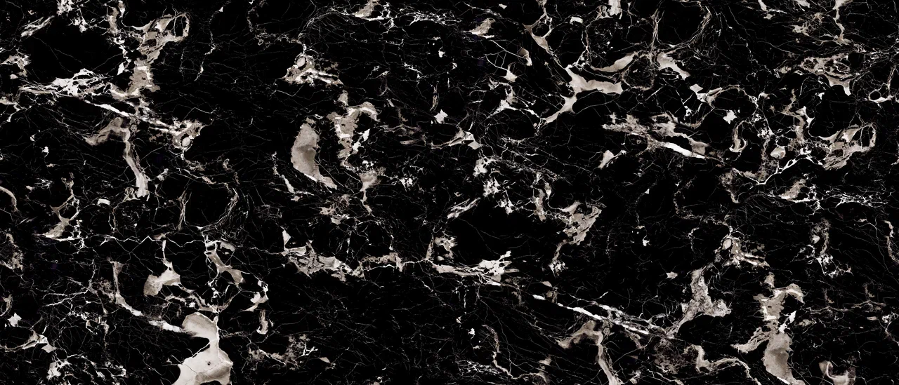 ENMAR7005FL120280  На пол Marble Portoro Black Full Lappato 1200x2800x6 - фото 3