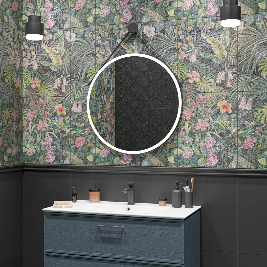 BLB050 Бордюр Альвао Багет Черный Матовый - фото 2