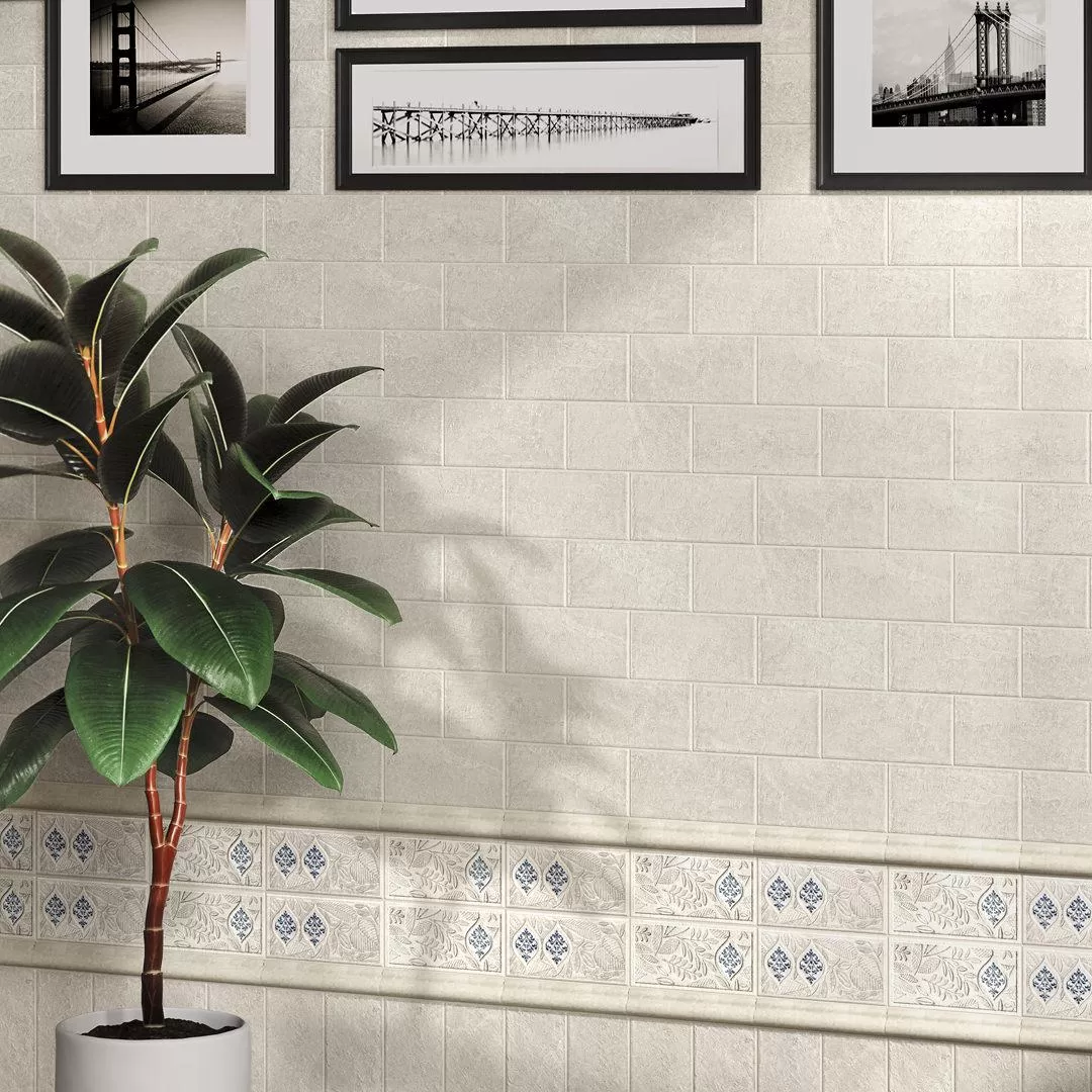 BLD053 Бордюр Сиена Cen. Серый светлый матовый - фото 11