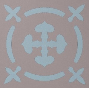 Декоративная вставка Метлахская плитка 070N008D005 ENC08 Clea 05 (PAR. BEP) 7x7