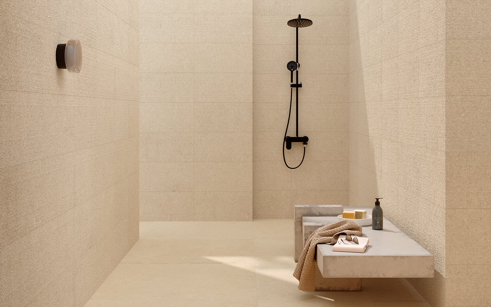 8929984 На пол Victorian Stone Moon Cream Structured 120x60 - фото 8