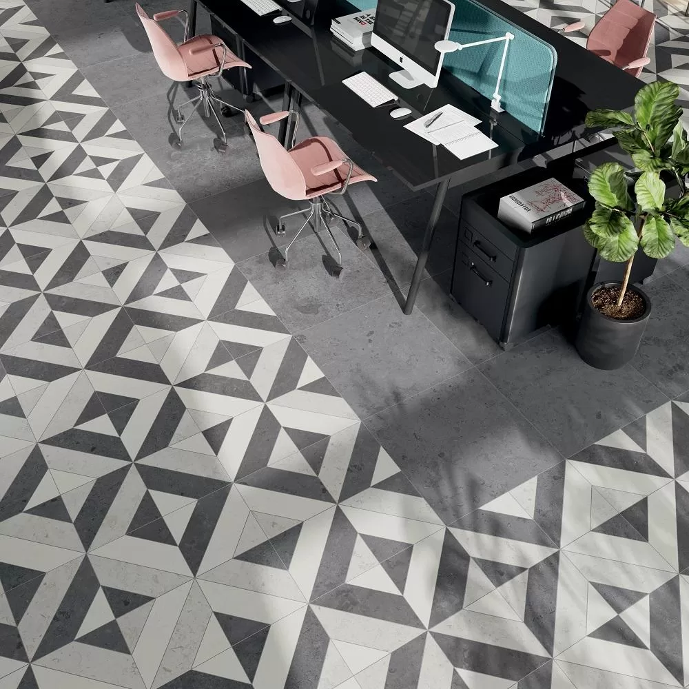 DD205320R/GR Ступень Про Лаймстоун Серый светлый с насечками 9мм 60х30 - фото 24