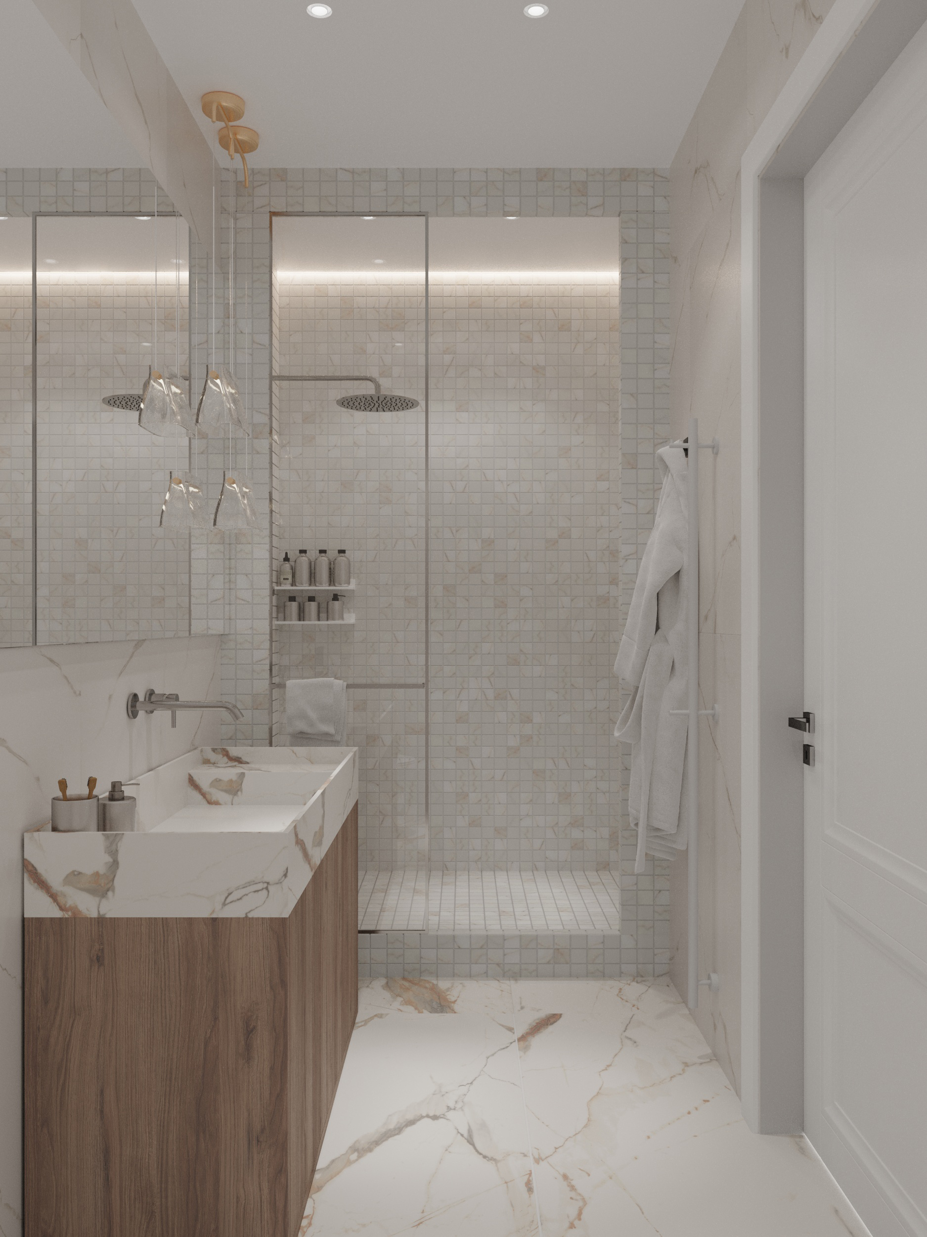 На пол Керамическая мозаика Arene graphite 48*48*6 306*306 - фото 15