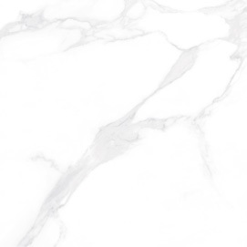 К60605 На пол Statuario Grey Glossy 60x60 - фото 4