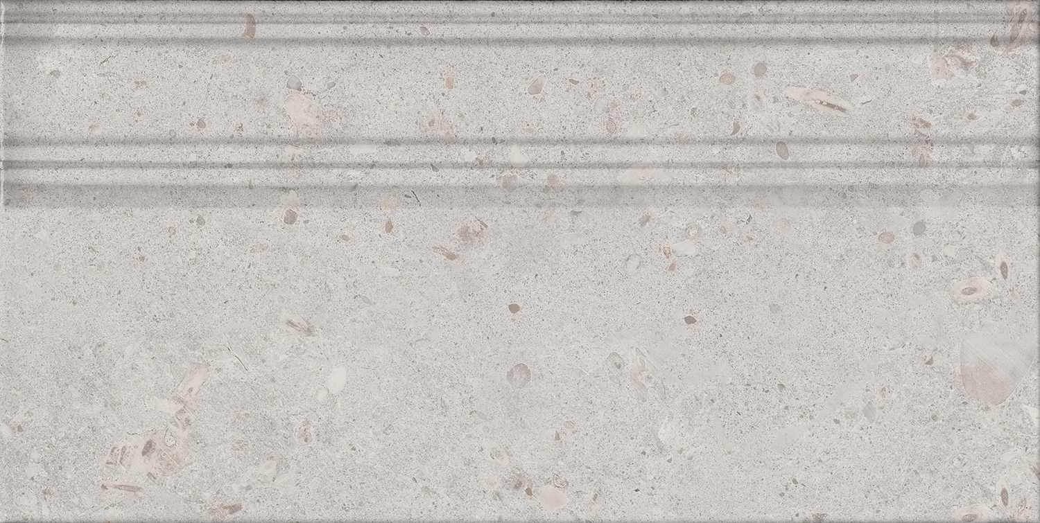 FME015R Плинтус Риккарди Серый Светлый Матовый Обрезной 20x40 - фото 2