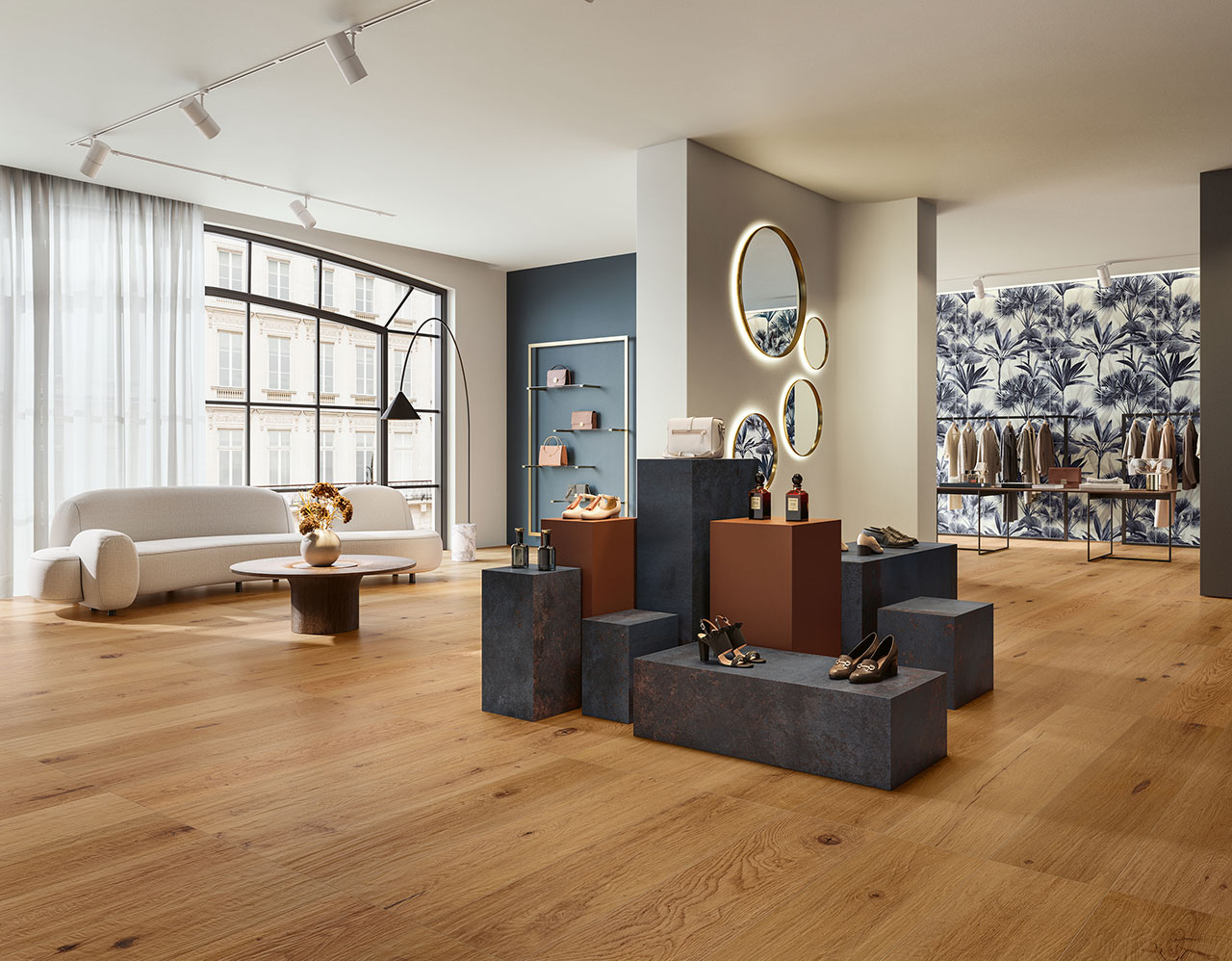 1097187 На пол I Roveri Intenso Asse Rett 30x120 - фото 2