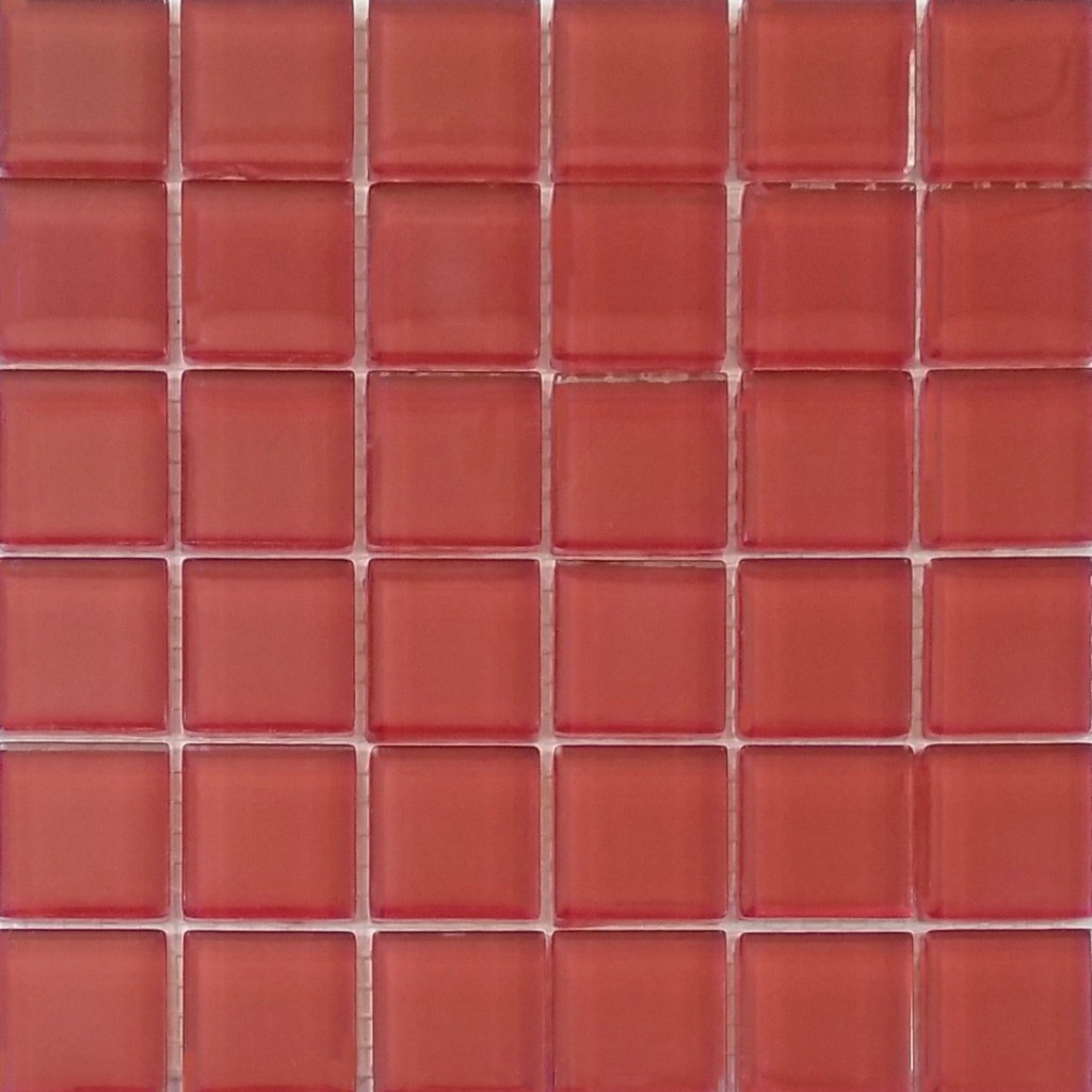 МС 4430 На пол Сокровища России Гранат моно красный глянцевый 23х23 300x300