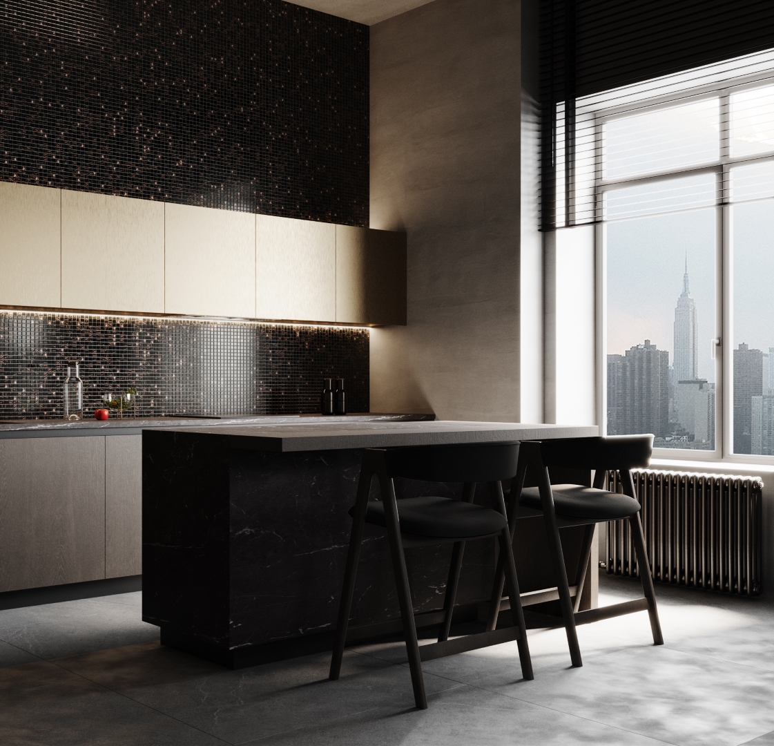 Orion  d20*6 315*290 На пол Стеклянная мозаика Orion - фото 2