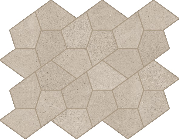 620110000195 На пол Eternum Cream Mosaico Kaleido 35.6x27.6