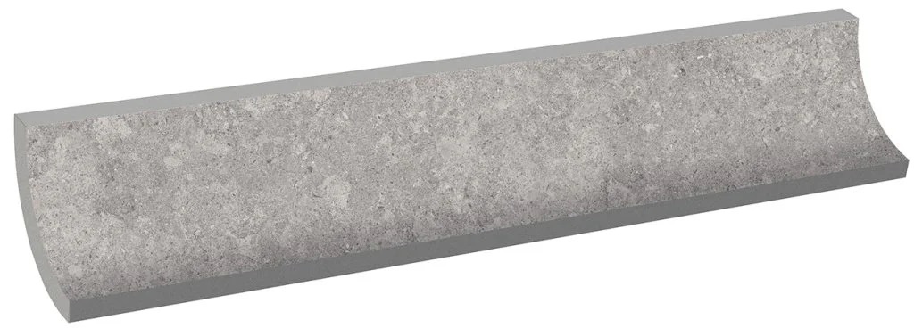 Плинтус Stone Радиальный 551 Pearl R9 r30 77х665