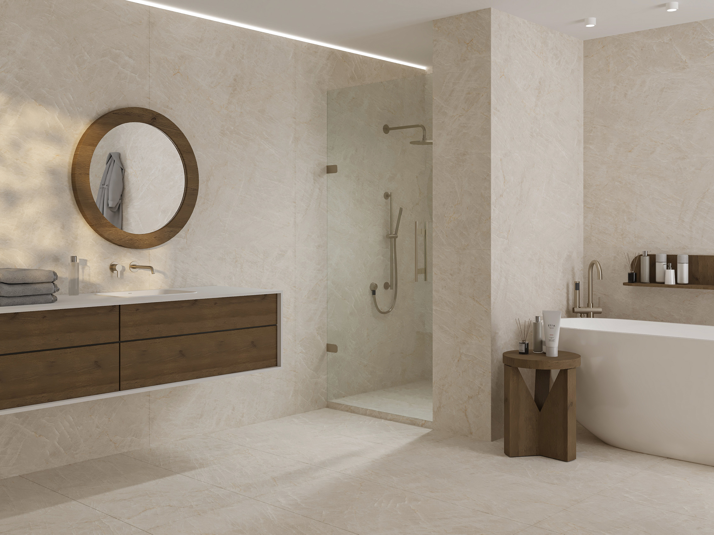 На пол Luna Rossa Onyx Elegant Pearl Satin 60x120 - фото 22