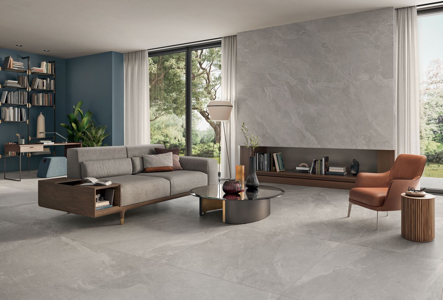 PZ6ST40 На пол Stone Trace Hollow Nat 6 mm 120x278 - фото 15