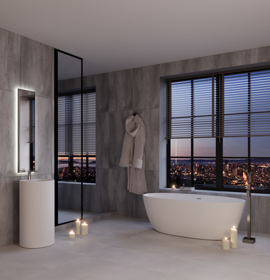 NTT996000M На пол Cemento Zett Bianco Mat 60x60 - фото 13