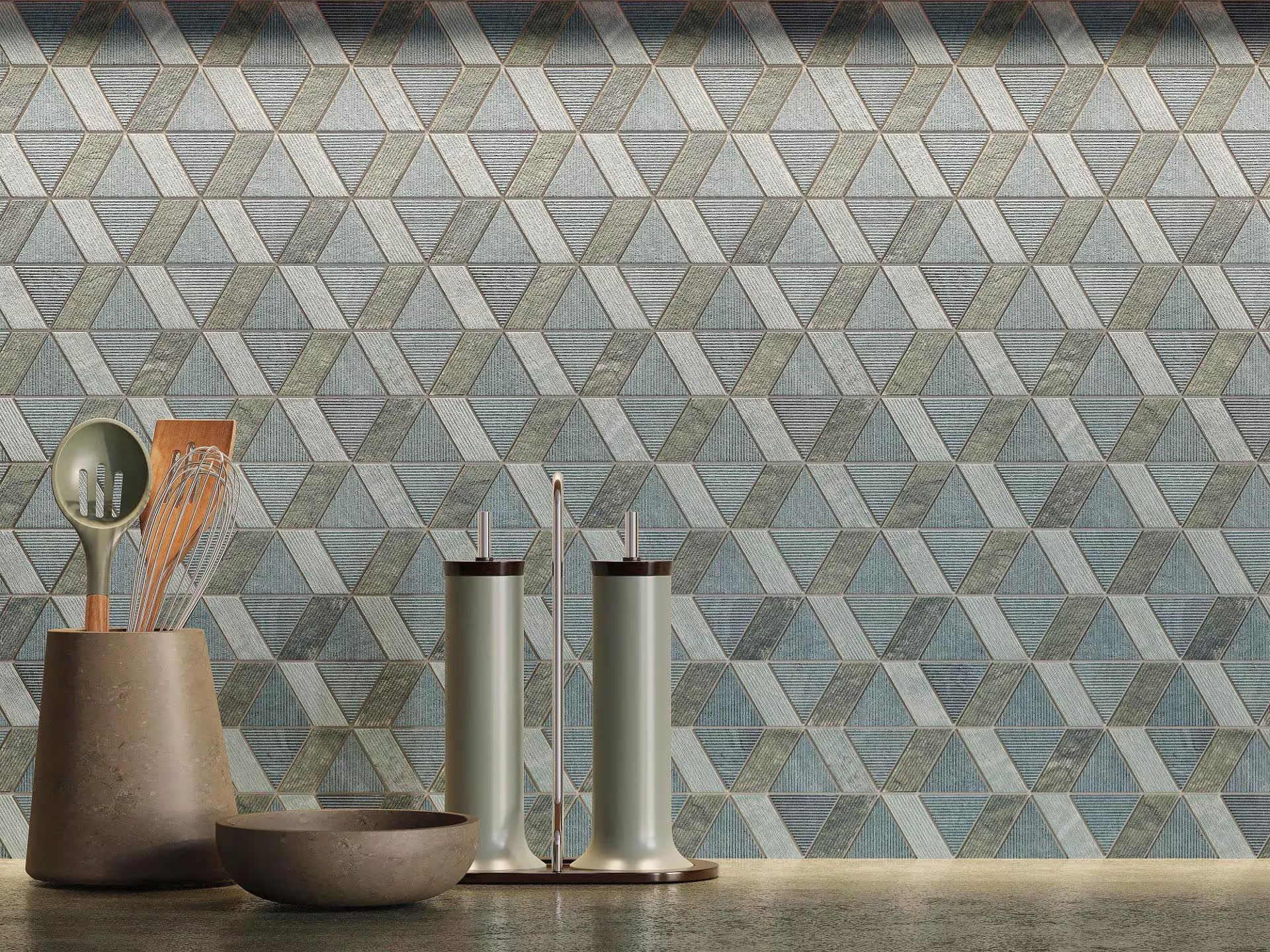 100380646 На стену Tessera Creams 27.2х31.4 - фото 2