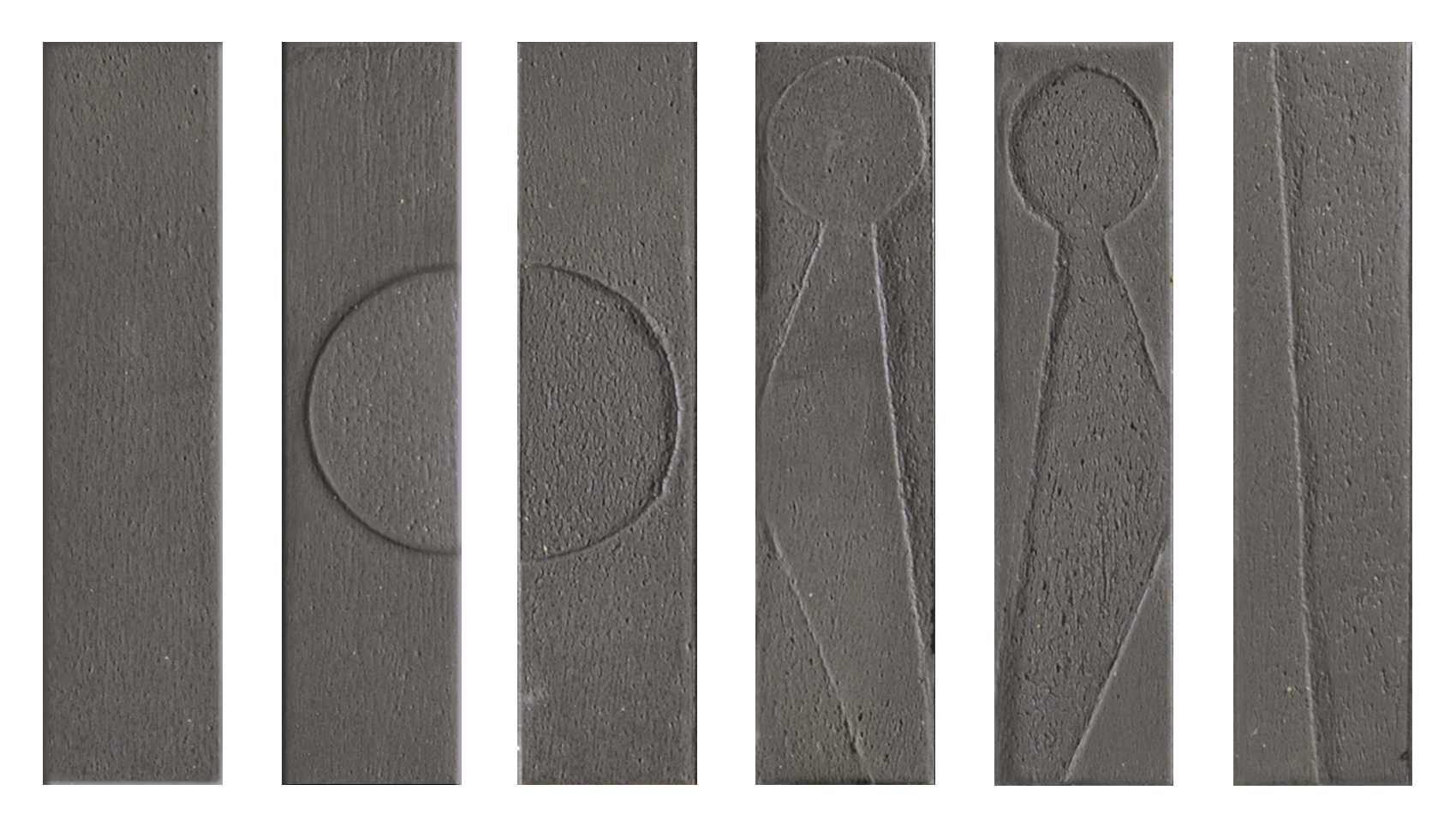 118625 На стену Koine Alphabet Lava 4.5x18.6