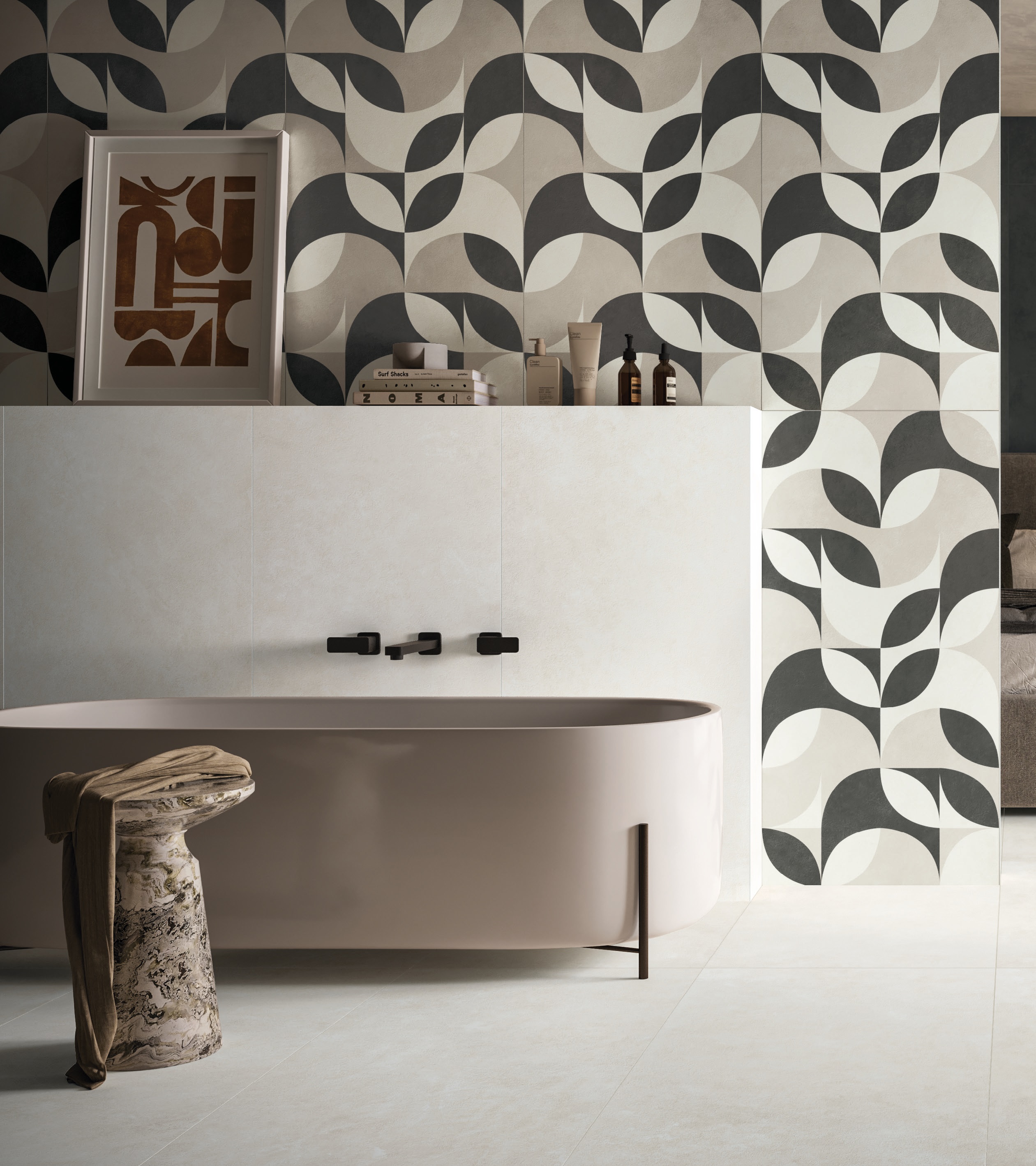 12NATU001 На пол Natural Terre Gesso 60х120 - фото 4