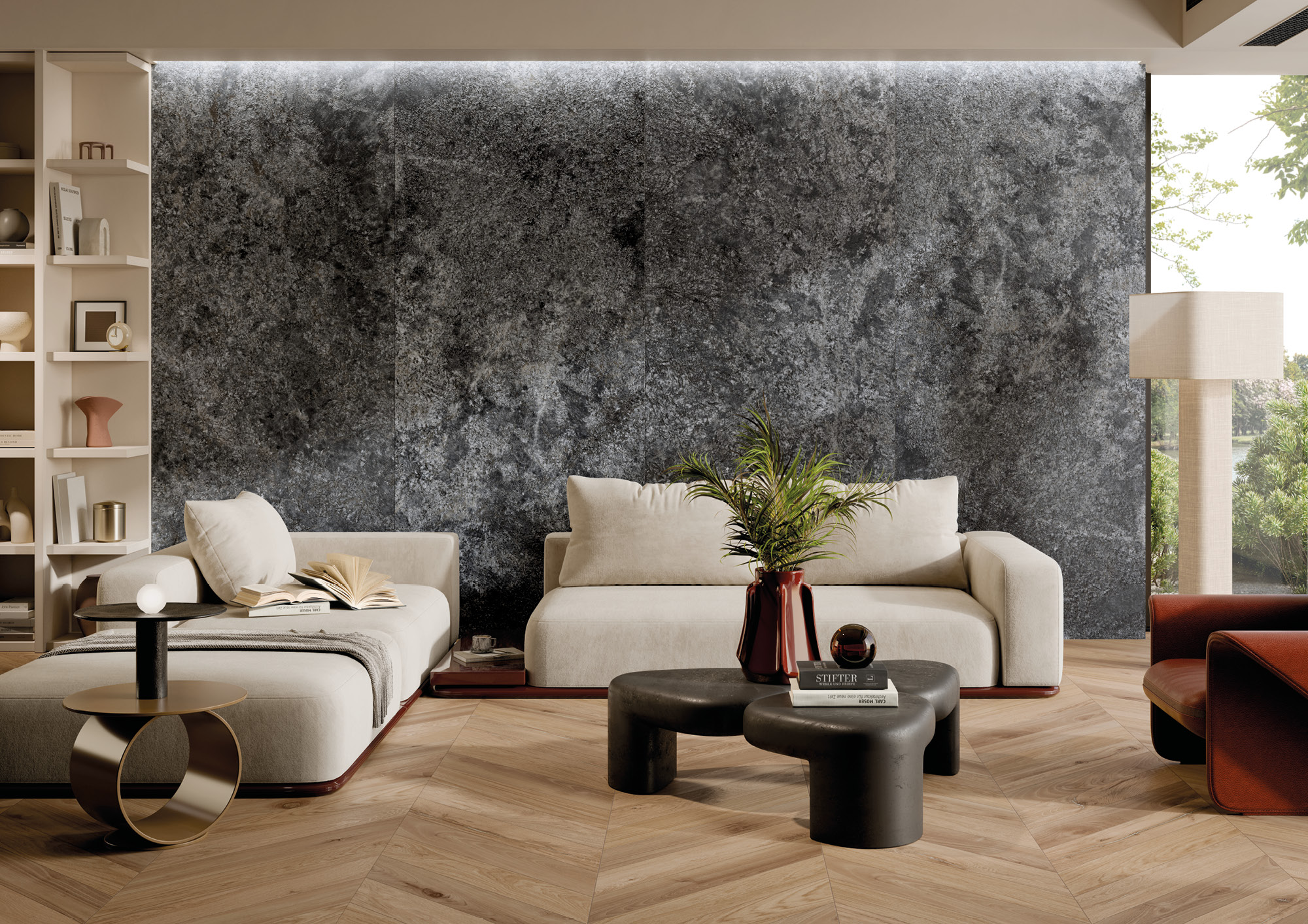 292101 На пол Graniti Terranova Materic Touch Ret 6mm 120x280 - фото 5