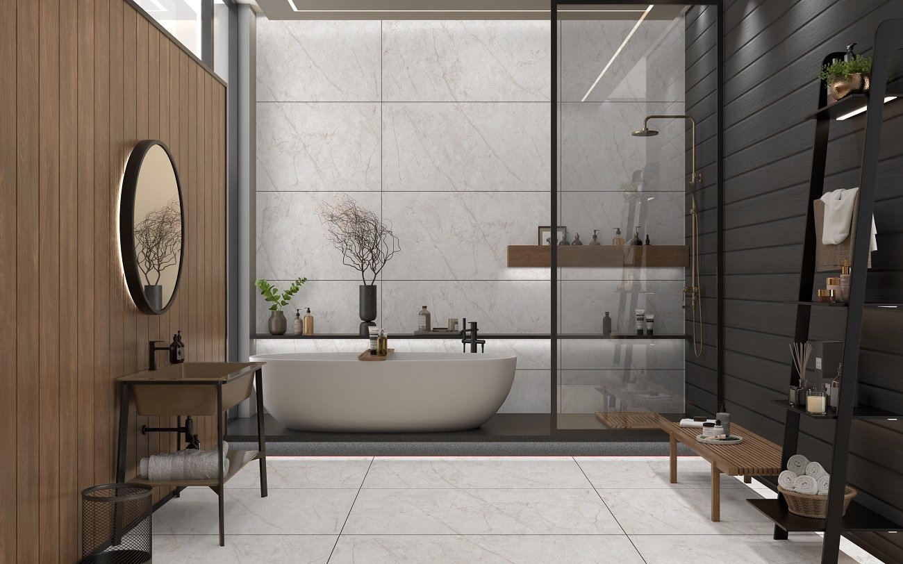 На пол Infinity Arrow Bianco Carving 60х120 - фото 15