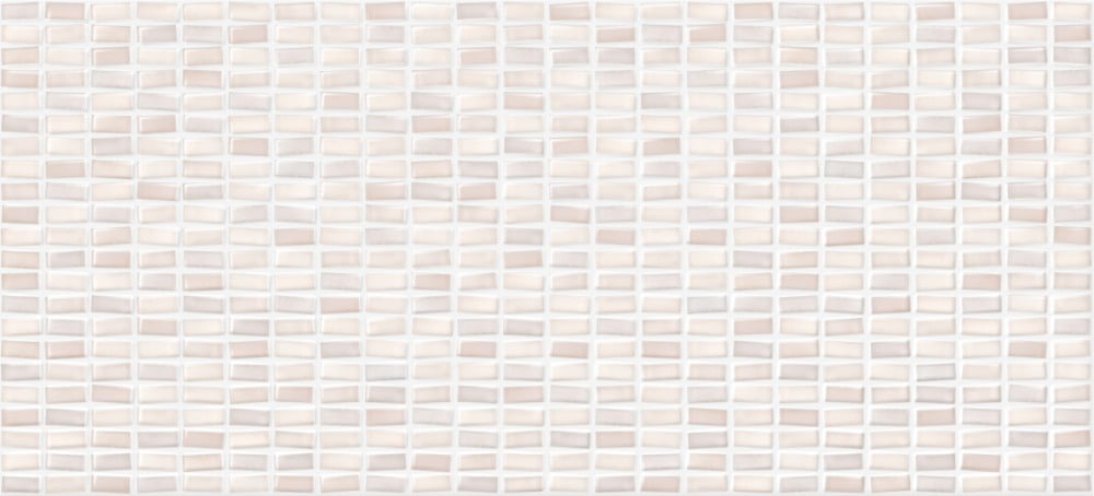 PDG013 Настенная Pudra Мозаика рельеф бежевый 20x44