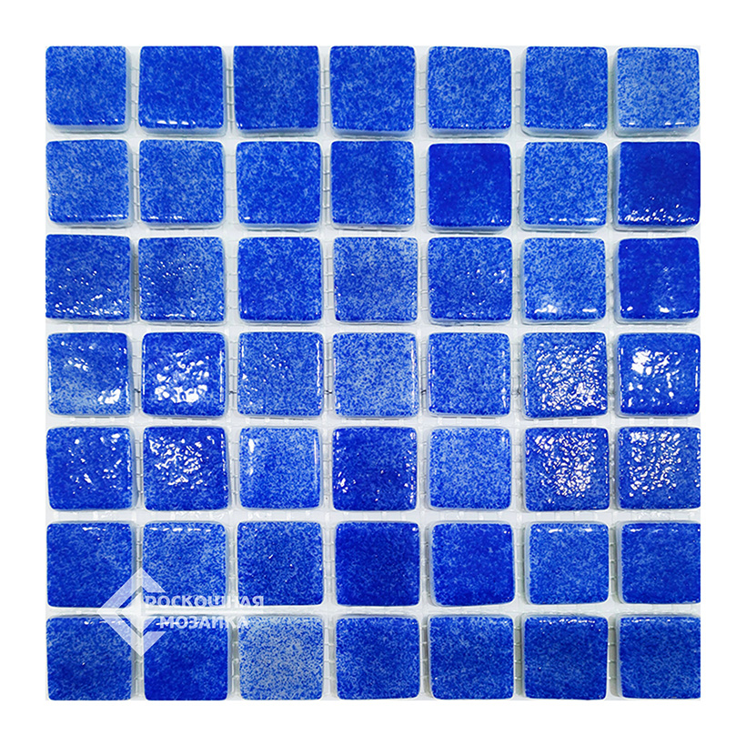 МС 5263 На пол Мозаика Смальта Микс синий 21х21 320х320