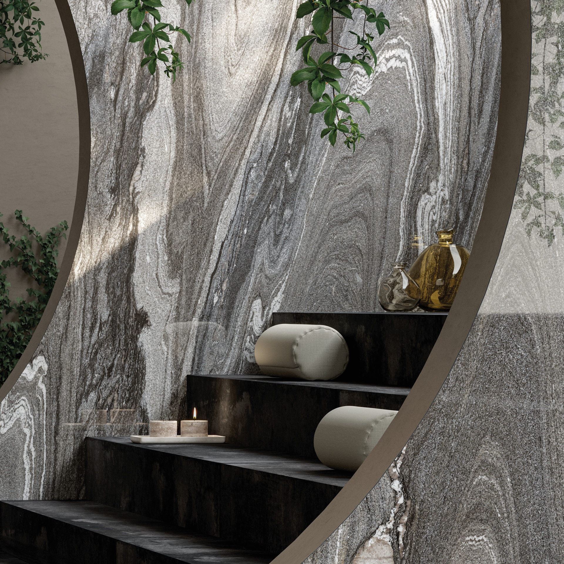 UG6J300717 На пол Ultra Graniti Silver Wave Jewel R10 6mm 300x150 - фото 5