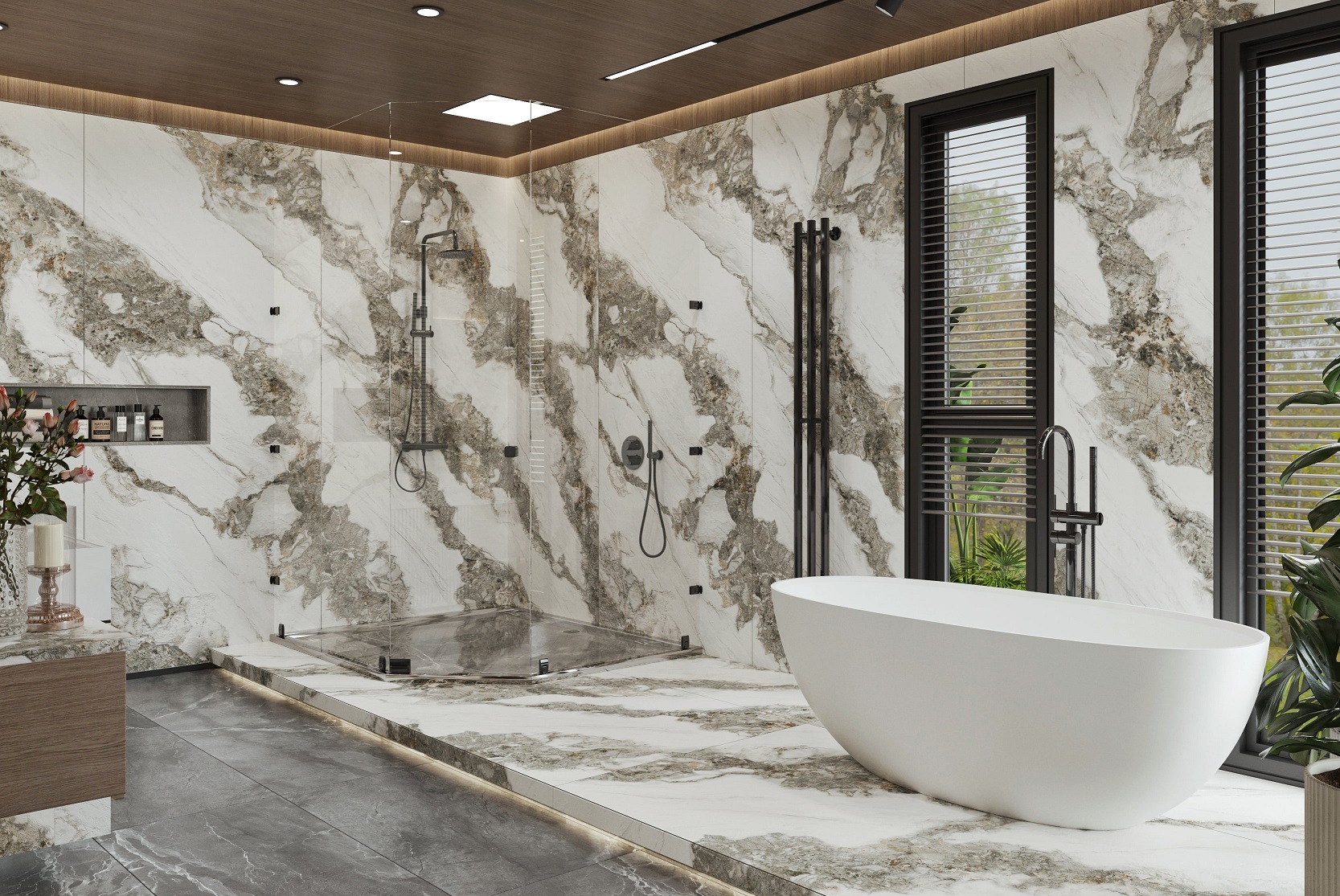 NTT3605P На пол Atlas Home Marble White 120x280 - фото 64