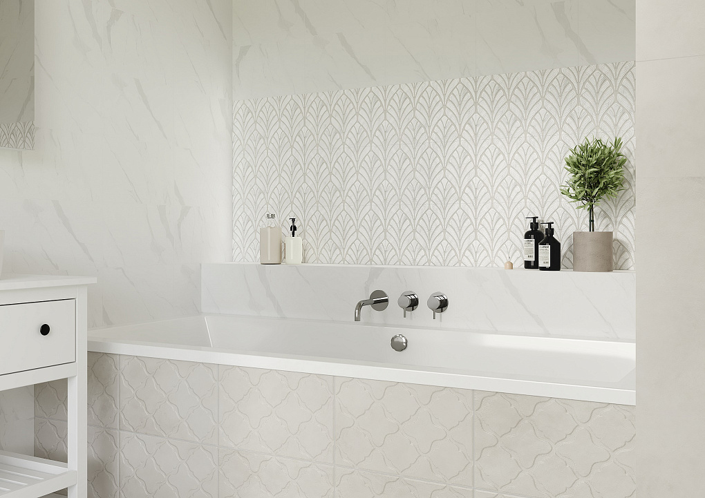 010300000213 Декор Лилит Серый 01 25х40 - фото 6