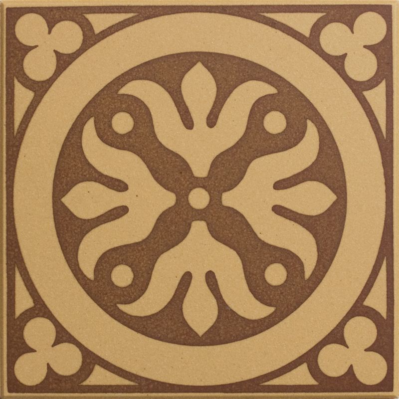 Декор Метлахская плитка 100E011D301 ENC 11 Cognac (Red) 10x10