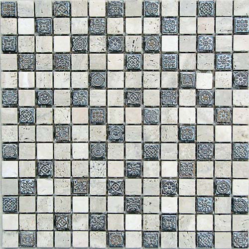 Milan-1 305*305 Напольная Мозаика из натурального камня Milan-1