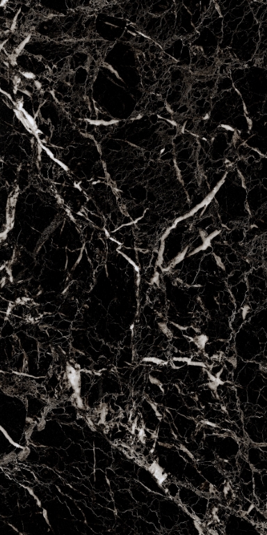 964 На пол Marble 5.5mm Luminia Black 120x60 - фото 3