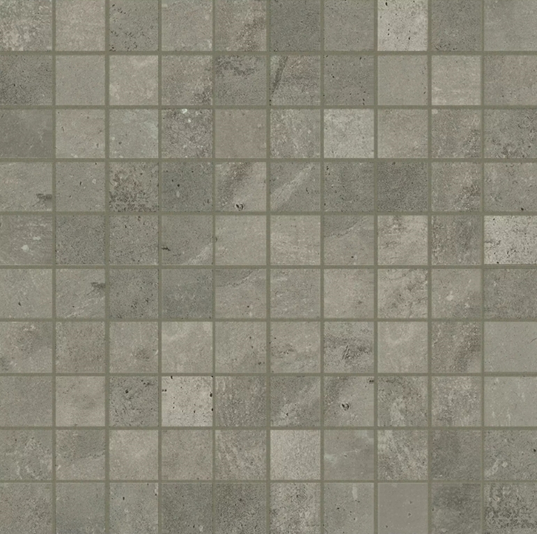 747467 Декор Maps of Cerim Dark Grey Mosaico 3x3 30x30