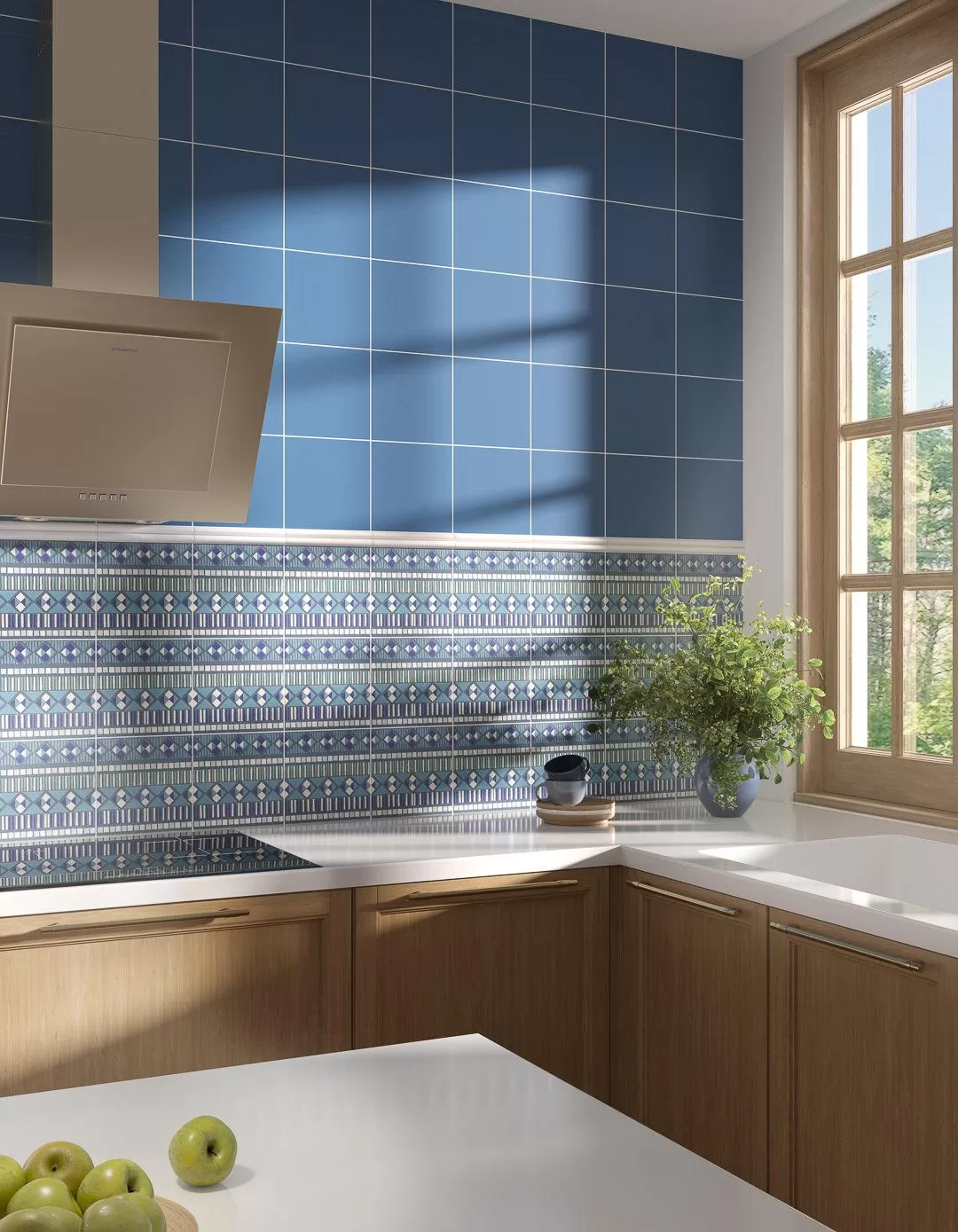 KMD3STA008BN Декор Шавен 2 матовый 20x20x0.69 - фото 8