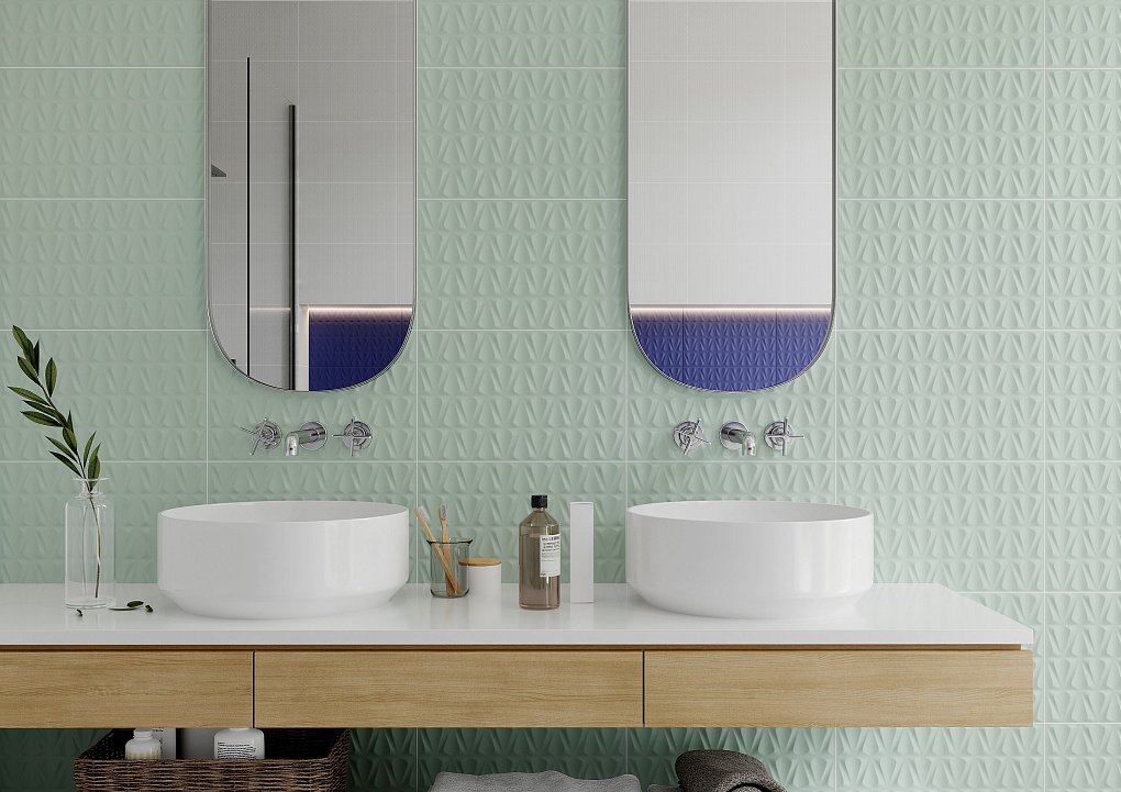 010100001196 На стену Конфетти Зеленый верх 01 25х40 - фото 6