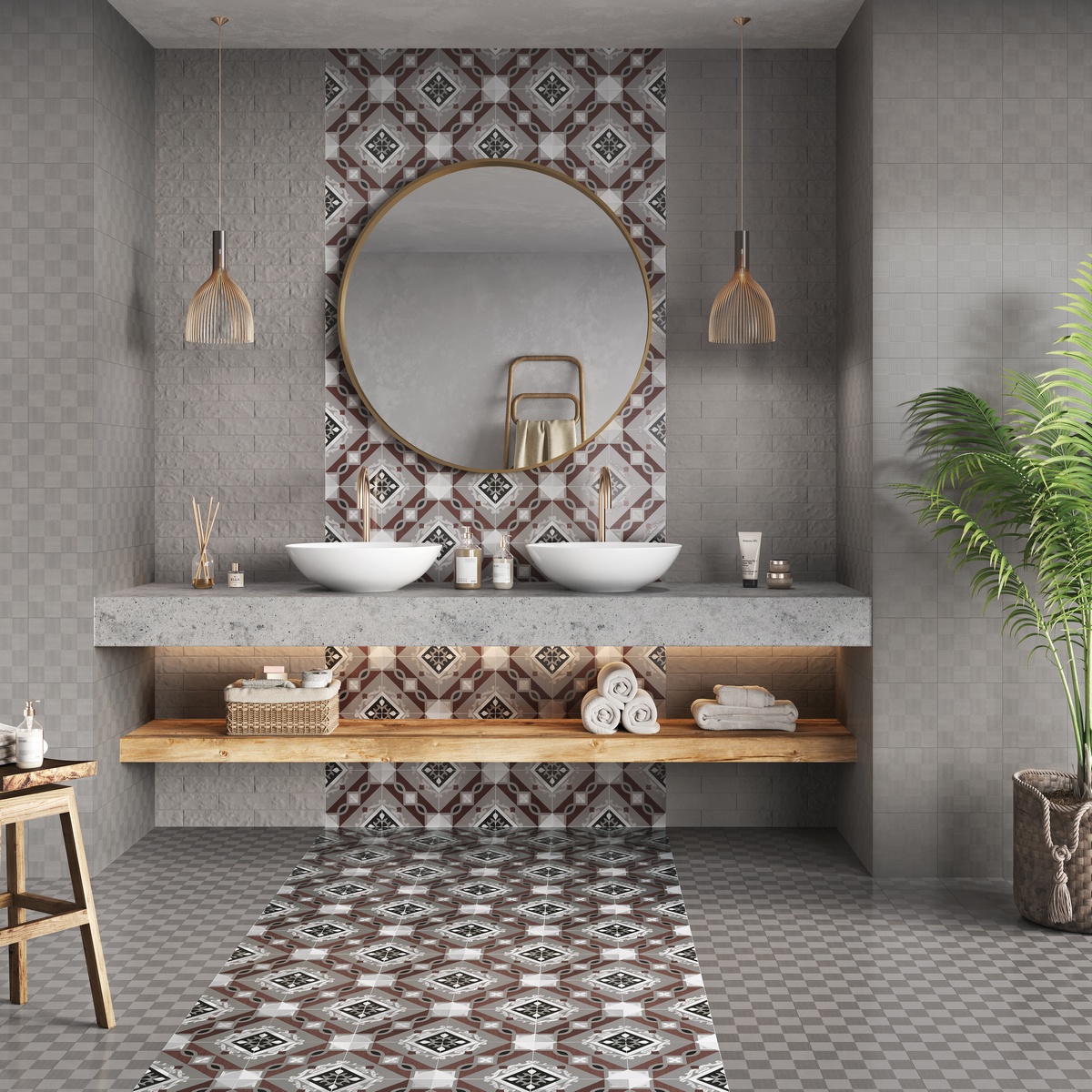 Декор Monotone Midnight Decor Matt 20x20 - фото 26