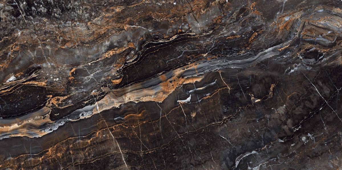 N20331 На пол Luxury Lawa Nero Polished 60x120 - фото 4