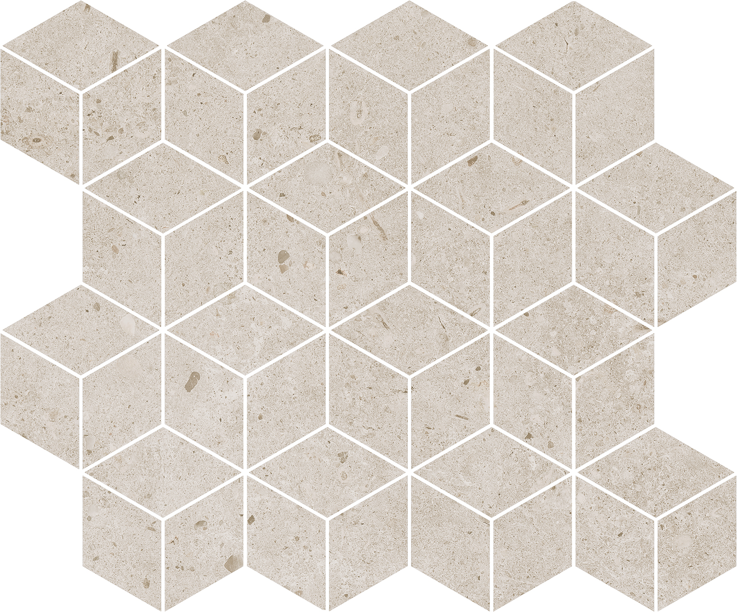 T017/14054 Декор Риккарди Мозаичный Бежевый Матовый 45x37.5 - фото 5