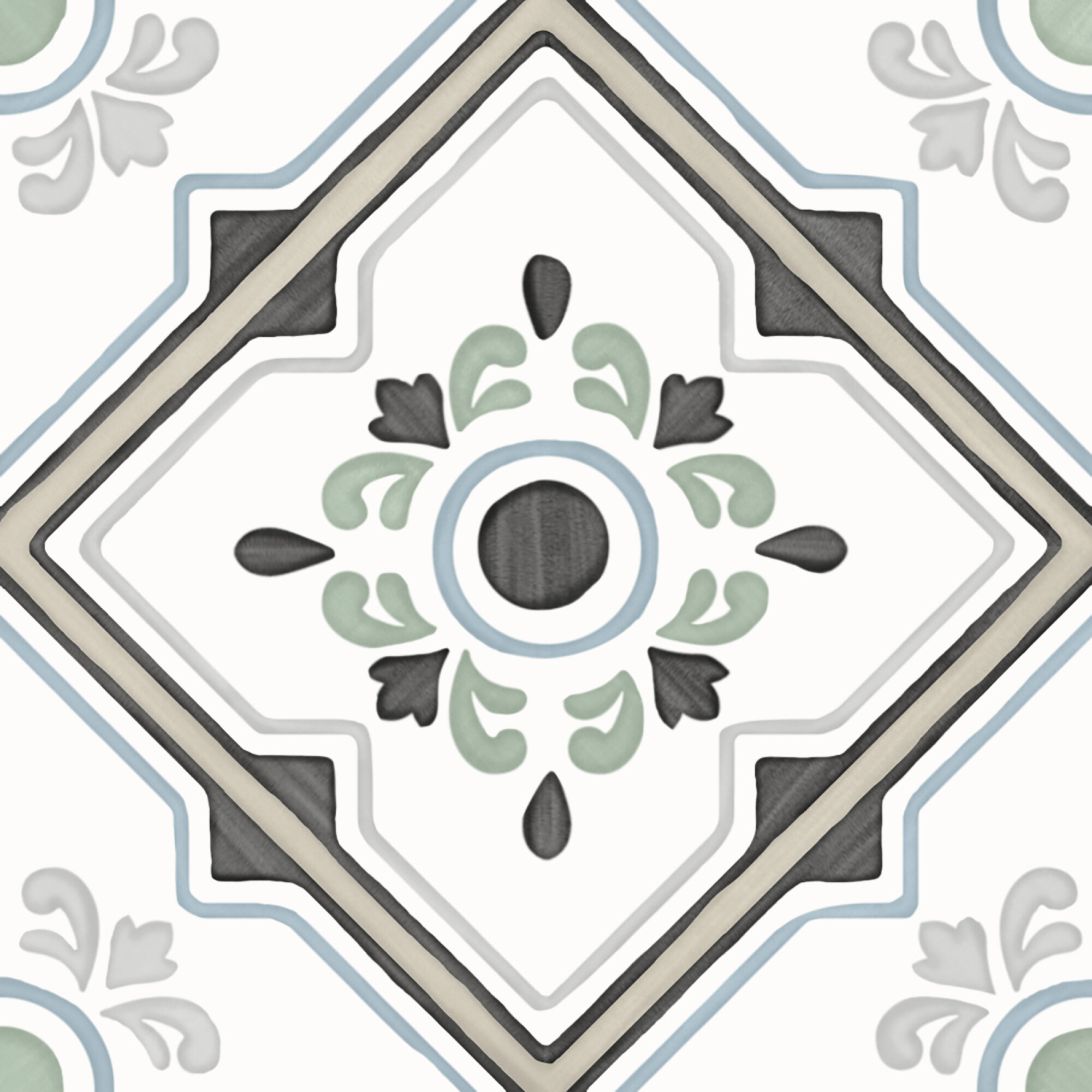 3356231082 На пол Tanger Sand Bloom 12.3x12.3 - фото 7