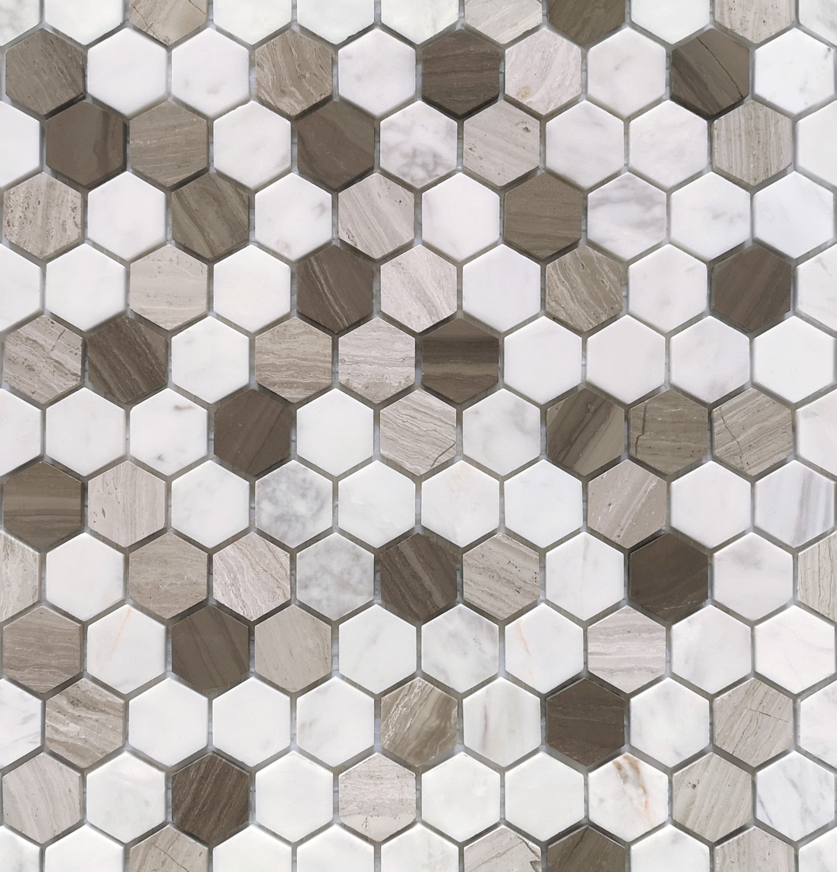 На пол Pietrine Hexagonal Pietra Mix 3 MAT hex