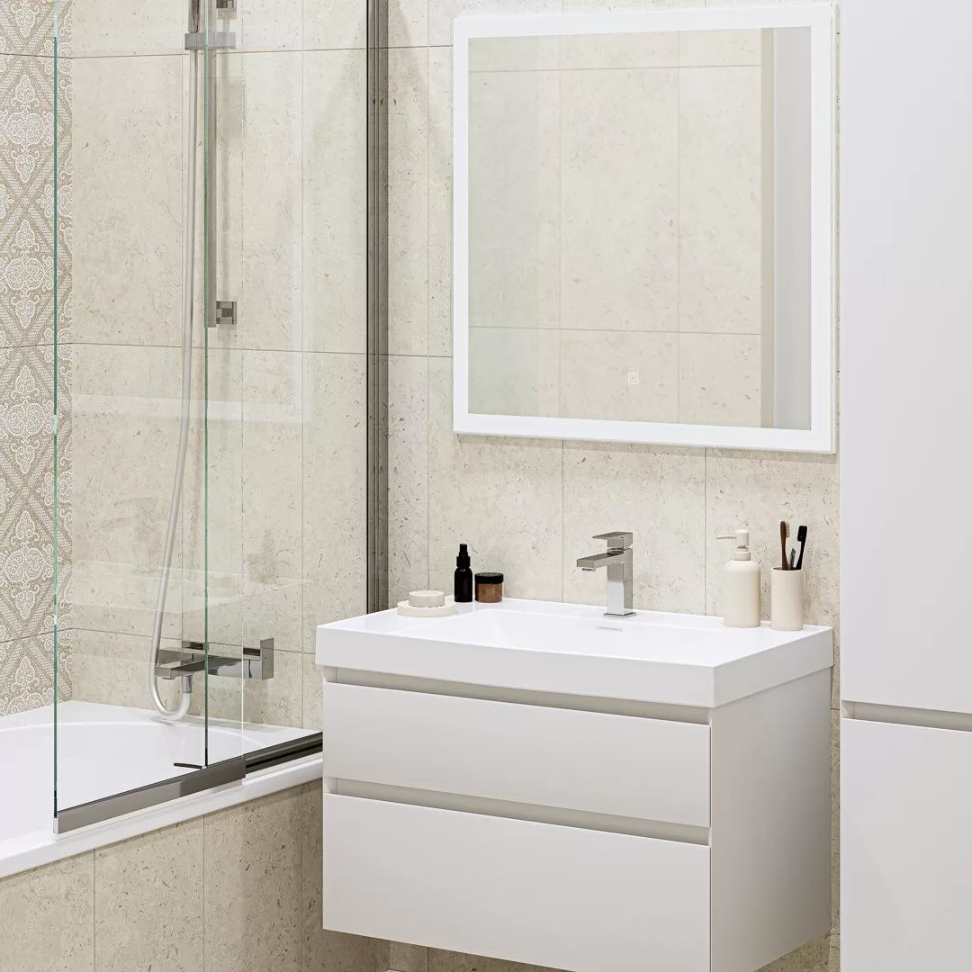 T025/11207 Декор Карму Мозаичный Бежевый Матовый 75х15 - фото 23