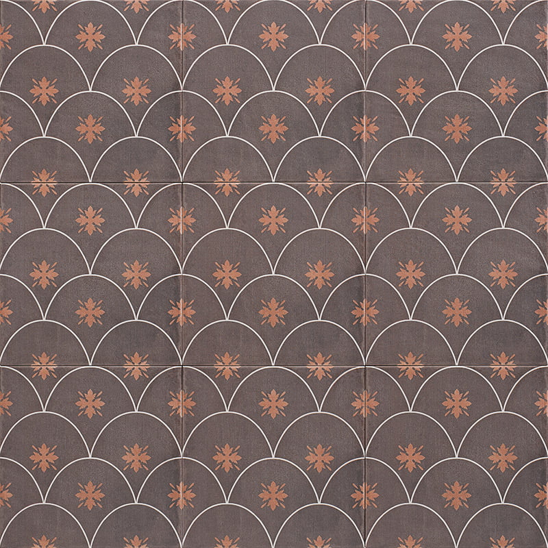 PT04013 На пол Glamour Brown 20x20 - фото 2