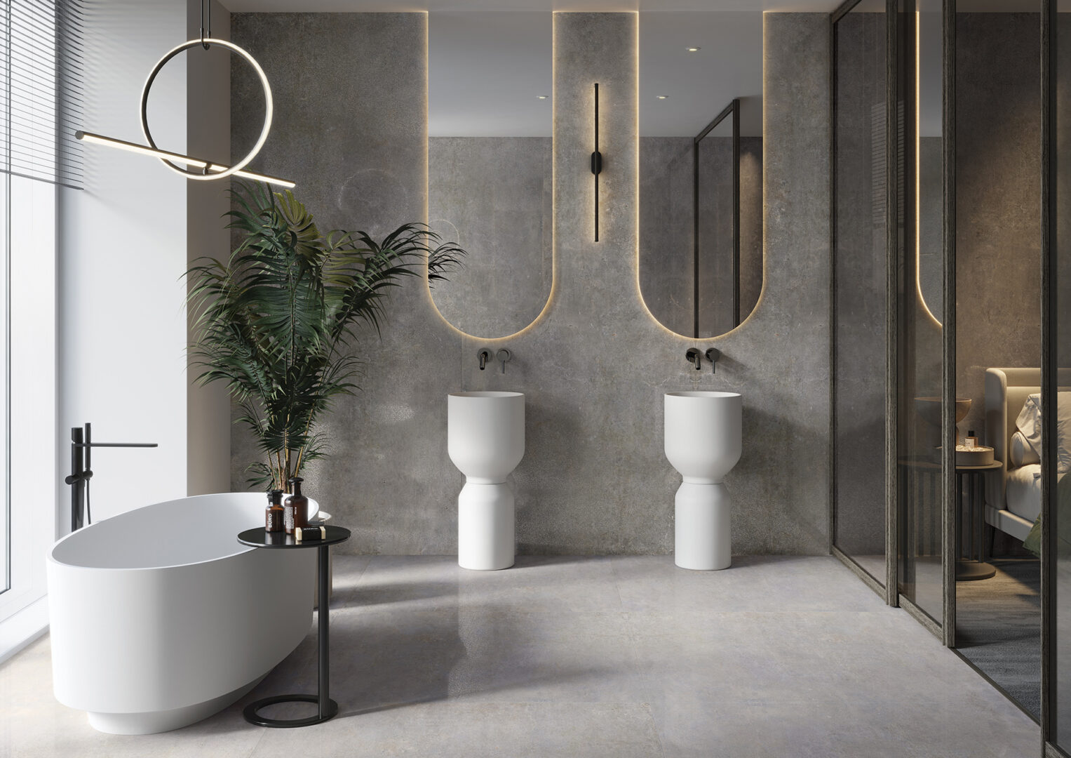 На пол Textural Anthracite Silky Cristal 59.7x119.7 - фото 2