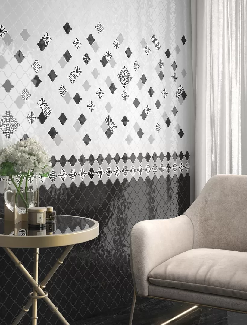 OS/A25/65000 Декор Арабески глянцевый A25 Орнамент глянцевый - фото 2