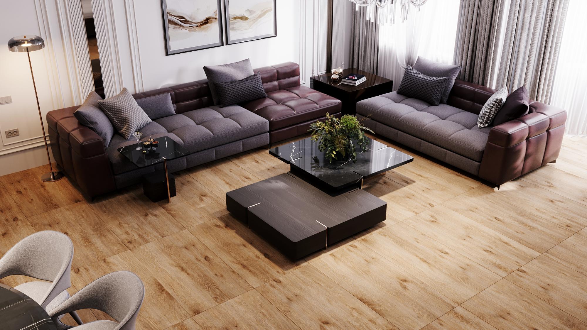 На пол Dreaftwood Teak темная Matt 20х120 - фото 15