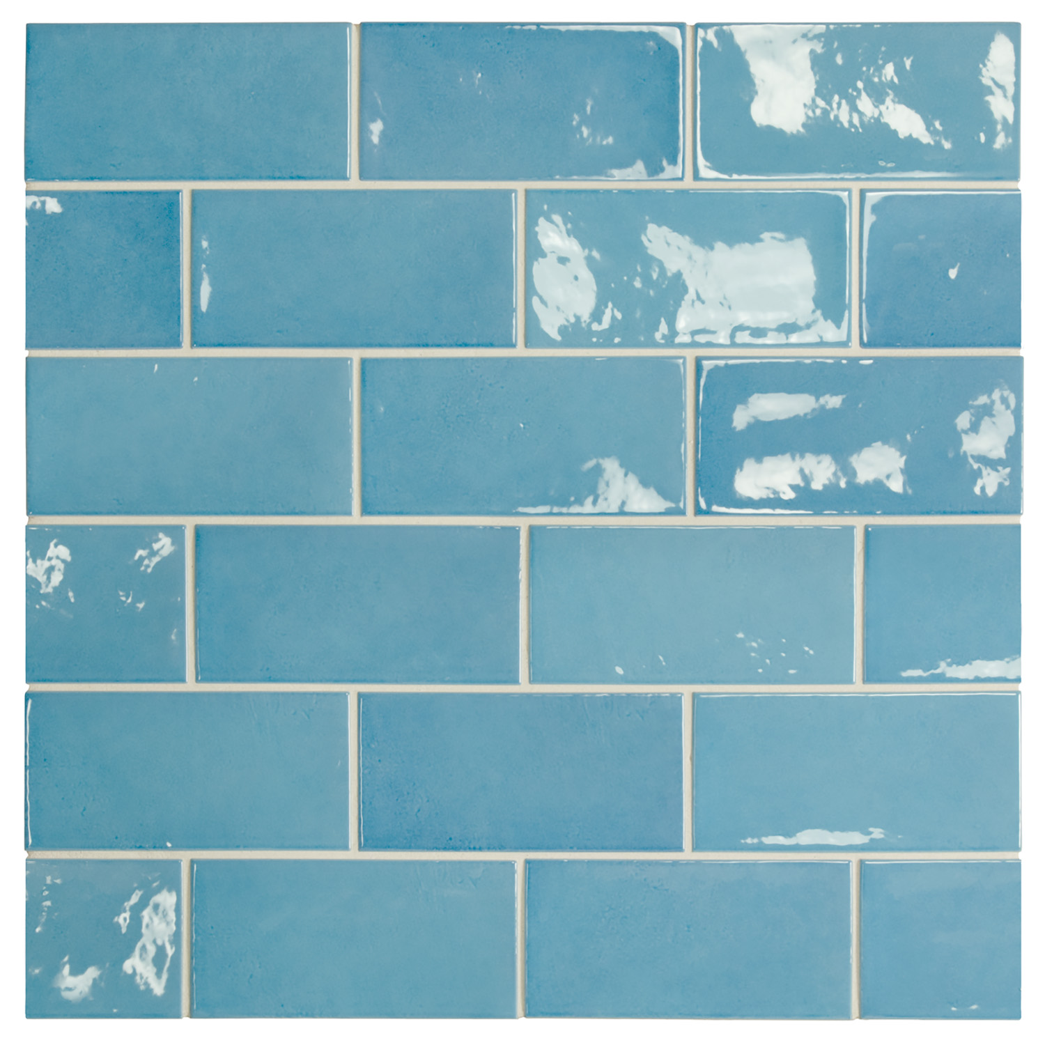 25629 На стену Village Azure Blue 6.5x13.2